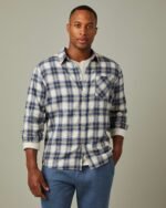 Brushed Cotton Plaid Shirt - Image 3